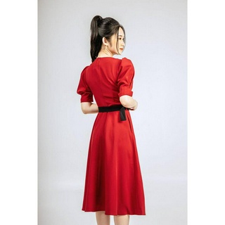Váy phối cổ cài TT CCHAT