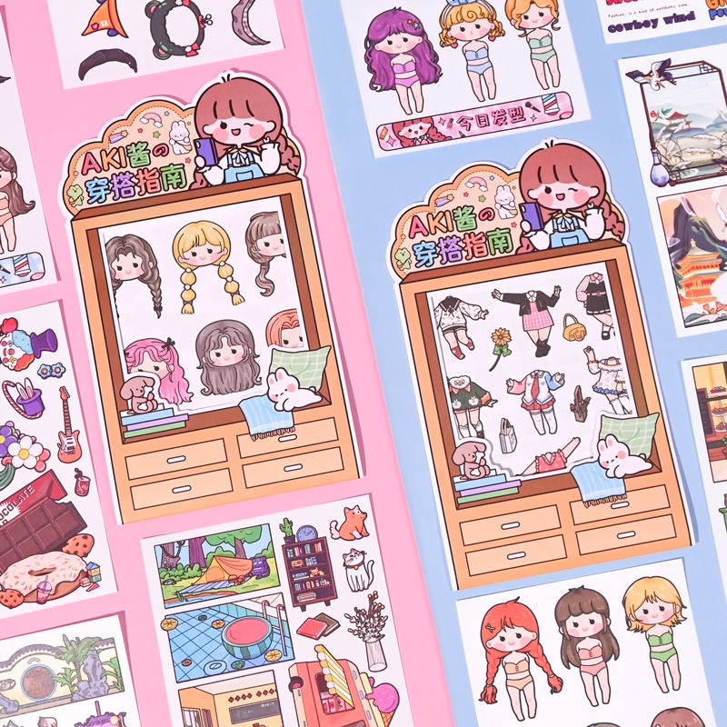 Sitker Cute  Miếng Dán Trang Trí Tủ Quần Áo Họa Tiết Hoạt Hình Xinh Xắn Cho Bé Gái  Hình Dán Công Chúa