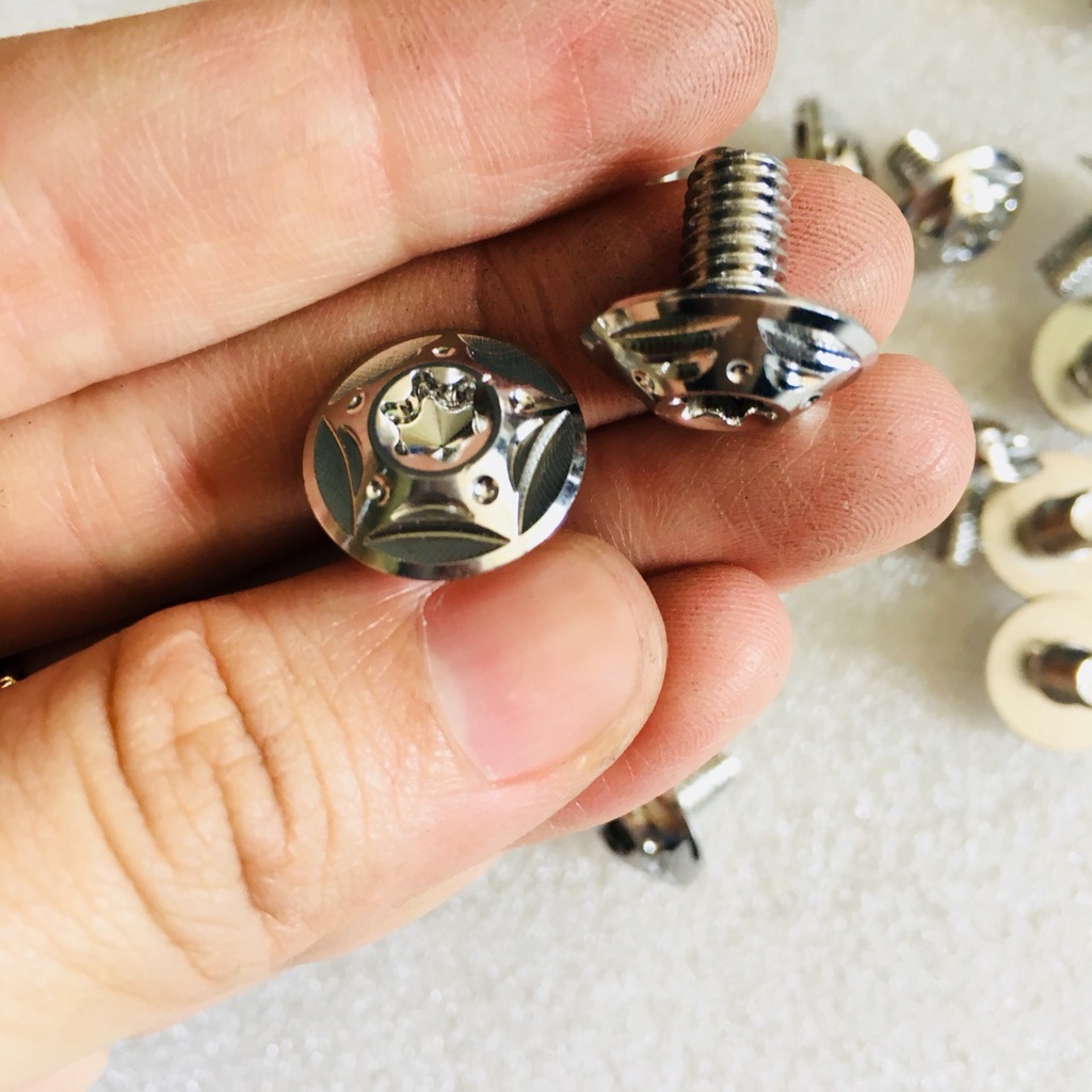 1 Ốc SALAZA 6LY10 bắt catte, đuôi dè, dàn áo