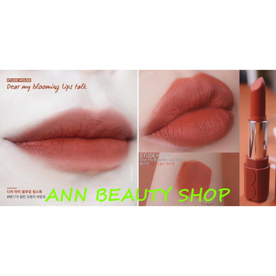 Son Thỏi Etude House Dear My Blooming Lips Talk Coffee To Go