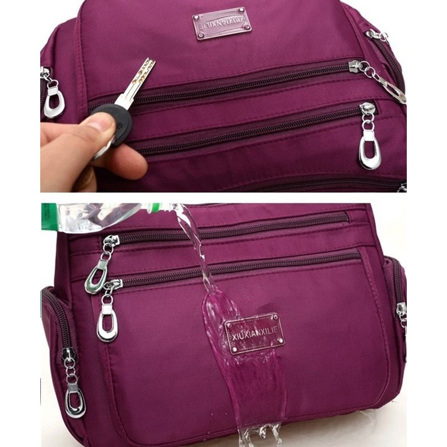 Túi Xách Đeo Chéo Nữ Vải Dù Chống Nước Cao Cấp TUI-88