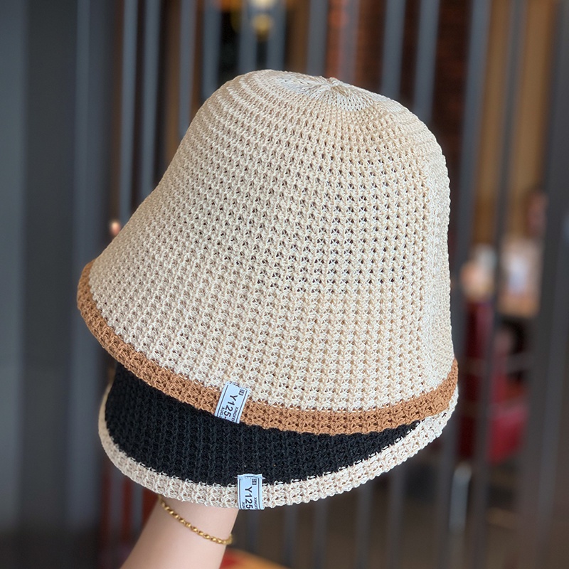 Nón Tai Bèo Đan Len Thoáng Khí Che Phủ Toàn Diện Phong Cách Hàn Quốc Thời Trang Xuân Thu Mới Cho Nữ