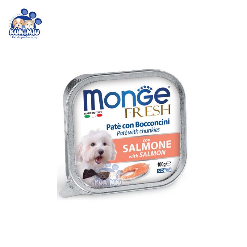 Pate Monge Cho CHÓ Nhiều Vị Thơm Ngon 100gr - Kún Miu Pet Shop