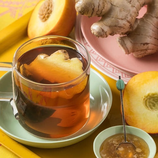 Trà đen đào gừng Harney and Sons hộp thiếc