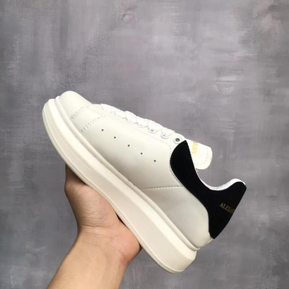 [𝗕𝗮́𝗻 𝗹𝗼̂̃ 𝘃𝗼̂́𝗻] Giày Thể Thao 𝐌𝐜 𝐪𝐮𝐞𝐞𝐧 gót đen,Giày Sneaker Mc trắng gót đen mới nhất,hót nhất