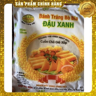 Gói 30 Lá Bánh Tráng Đậu Xanh Bò Bía sz 16