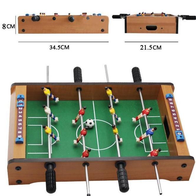 Bộ đồ chơi bàn bi lắc bóng đá Table Top Foosball cho bé giúp rèn luyện kĩ năng thật tốt, nhay bén - bảo hành 1 đổi 1