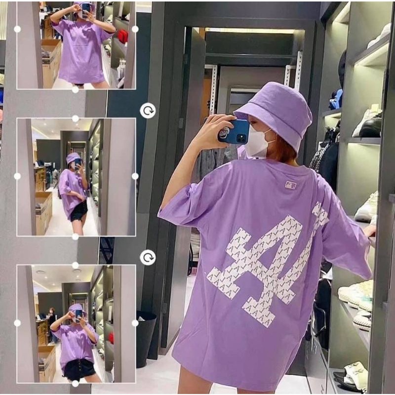 BST áo đôi áo LA NY t shirt MIb logo to hành cotton FULL TAG mẫu mới 2022