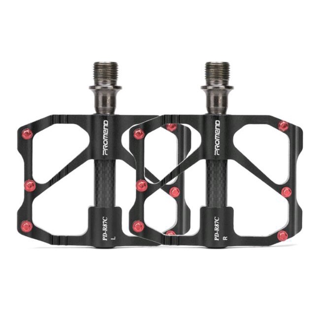 69bikeshop_BÀN ĐẠP PEDAL PROMEND TRỤC CARBON 3 VÒNG BI TRỚN SIÊU NHẸ