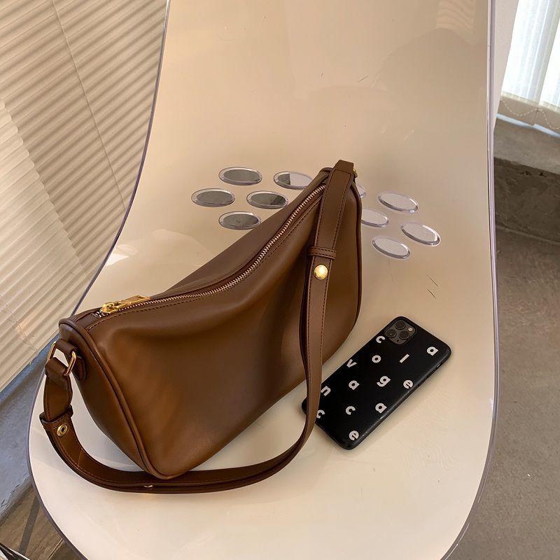 Túi đeo chéo màu trơn xinh xắn phong cách Hàn Quốc dành cho nữ IELGY