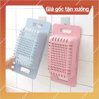 Rổ rửa bát lúa mạch gác bồn gấp gọn