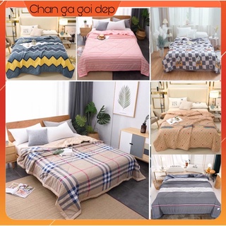 Chăn hè cotton đũi , mềm hè cotton chăn trần siêu mềm mịn