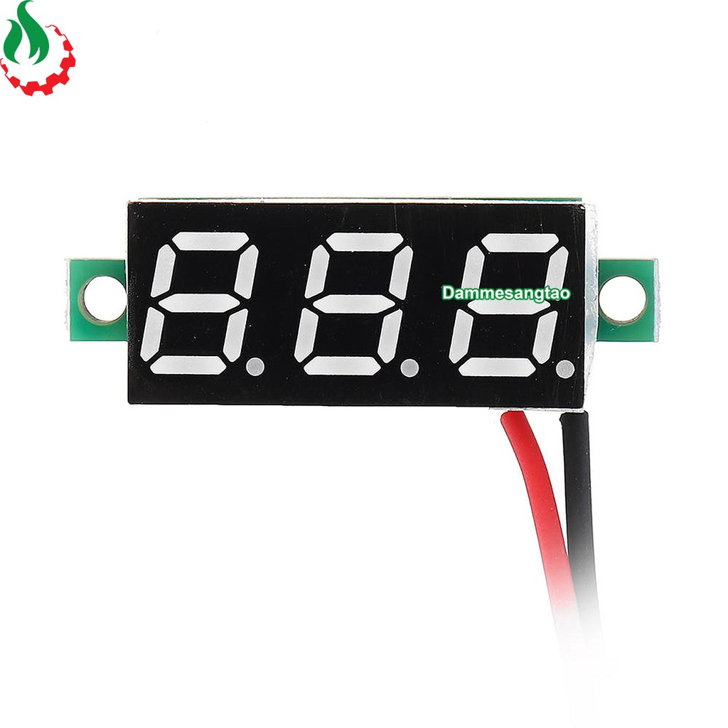 Vôn kế DC 2.5V - 30V màn hình led dây 0.28 inch