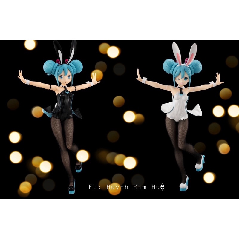 Mô Hình Nhân Vật Hatsune Miku - BiCute Bunnies - Black Ver., FuRyu, chính hãng Nhật Bản