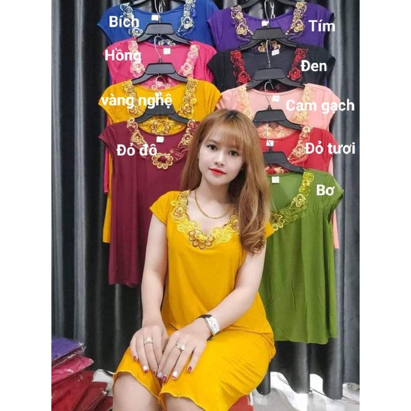 [Có size 45-75kg] Đồ Bộ Nữ, Bộ Lửng Thun Lạnh Phối Ren