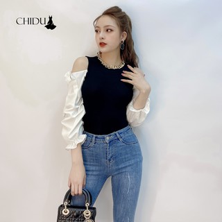 CHIDU  áo thun tay bồng sành điệu - SP349