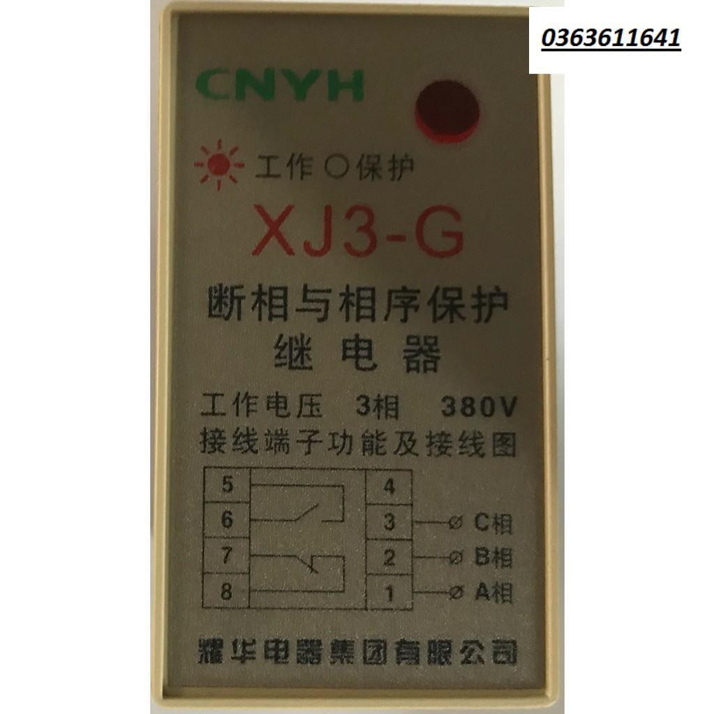 Sale Giá gốc Bảo vệ mất pha, bảo vệ lỗi pha đảo pha lệch pha XJ3G XJ3-G CNYH .