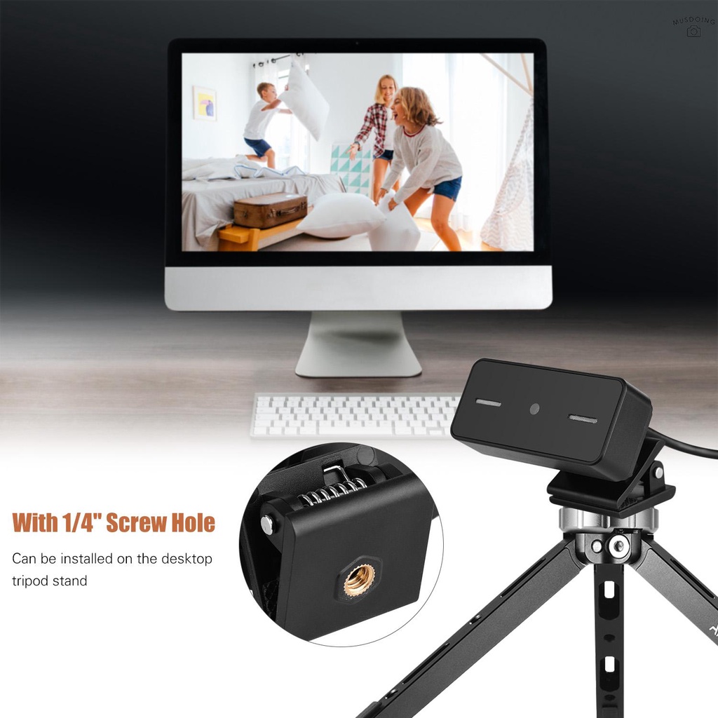 Webcam Usb 5mp 2592x1944 Hd Tích Hợp Micro Hỗ Trợ Quay Video / Phát Trực Tuyến Cho Máy Tính | BigBuy360 - bigbuy360.vn