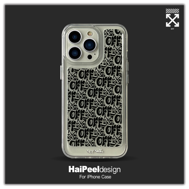 Ốp Điện Thoại Chống Sốc Họa Tiết OFF-WHITE Cho iPhone 11 13 12 X XS Pro Max XR 12 13