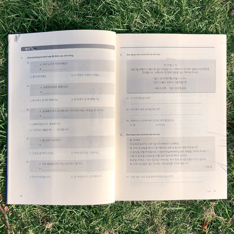 Sách -  Tiếng Hàn tổng hợp dành cho người Việt Nam – Sơ cấp 2 + sách bài tập (combo 2q, lẻ tùy chọn)