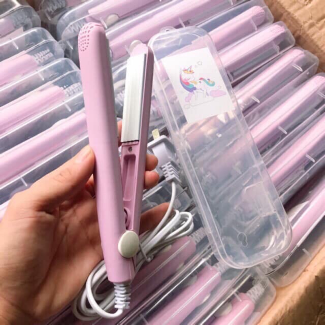 Máy dập xù tóc mini hình thú cute nhỏ gọn