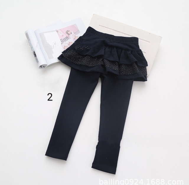 Chân váy nỉ  liền legging