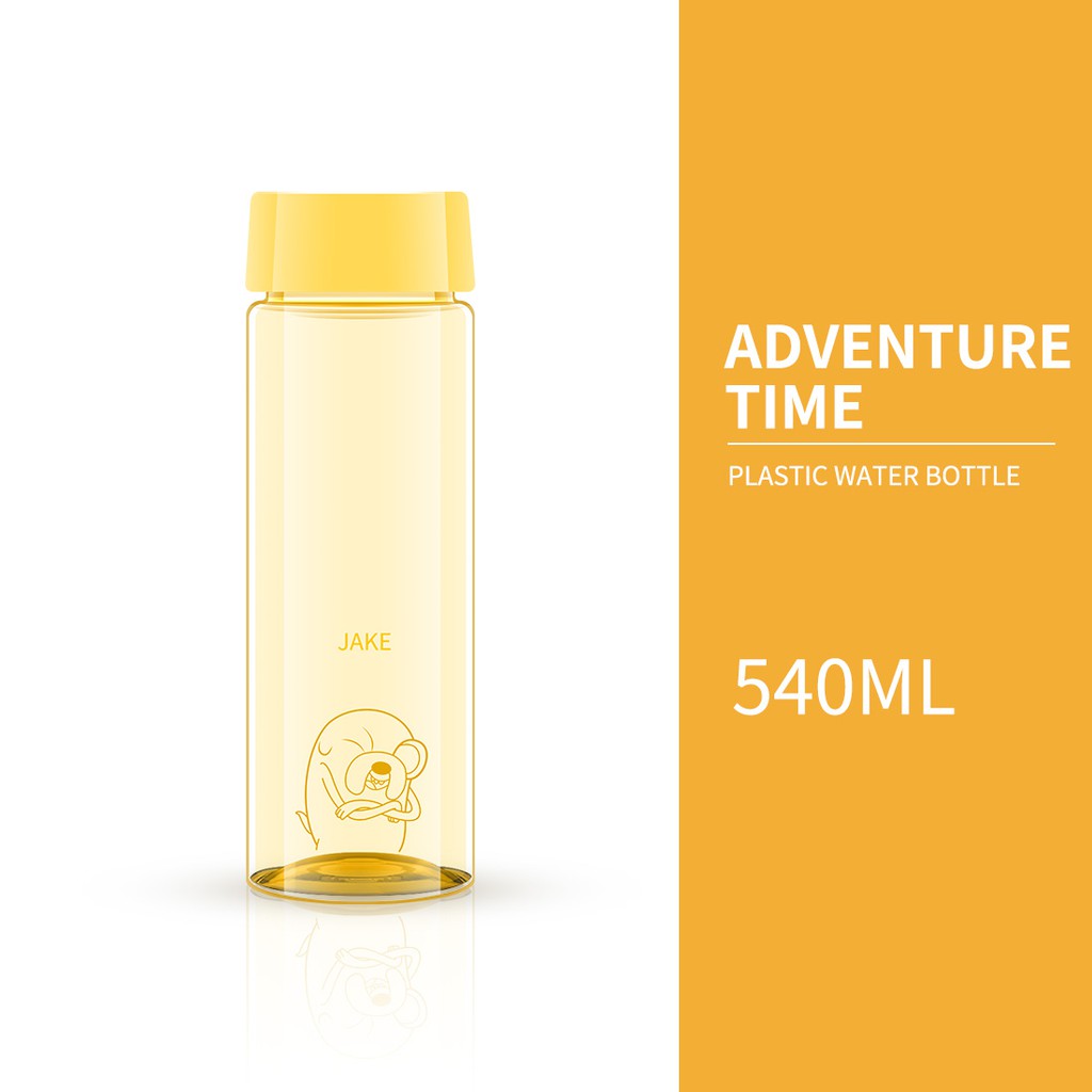 Miniso Bình Nước Nhựa 540ml In Hoạt Hình Adventure Time