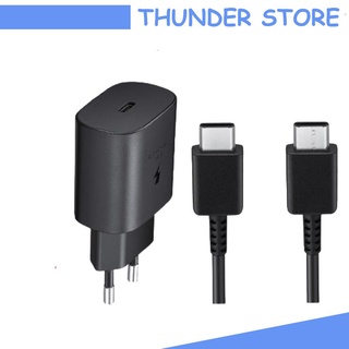 Bộ sạc nhanh Samsung 25W Note 10 Note 20 S10 S10 Plus S20 S20+ S20 Ultra - Bộ sạc nhanh chân Type C | BH 12 Tháng