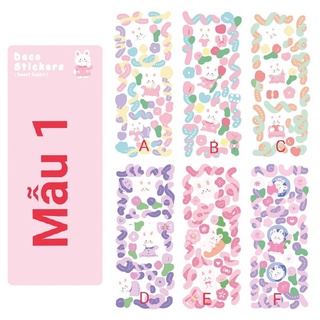 Tấm Sticker Laser Lấp Lánh Dễ Thương