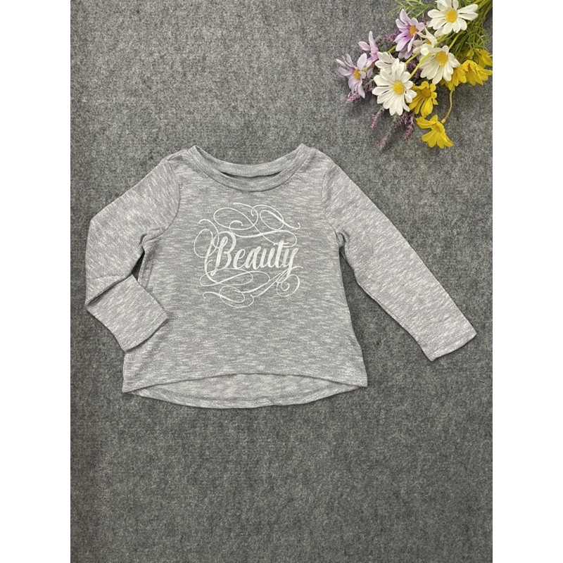 Áo dài tay len thun chất thoát mát cho bé gái ( size 2y)