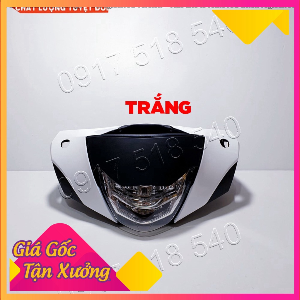Bộ Đầu Đèn SH Ý 2010 Gắn Cho Sh Việt 2017 - 2019 (Full chóa 2 tầng kèm nhựa đầu) (Ảnh Sp thật)