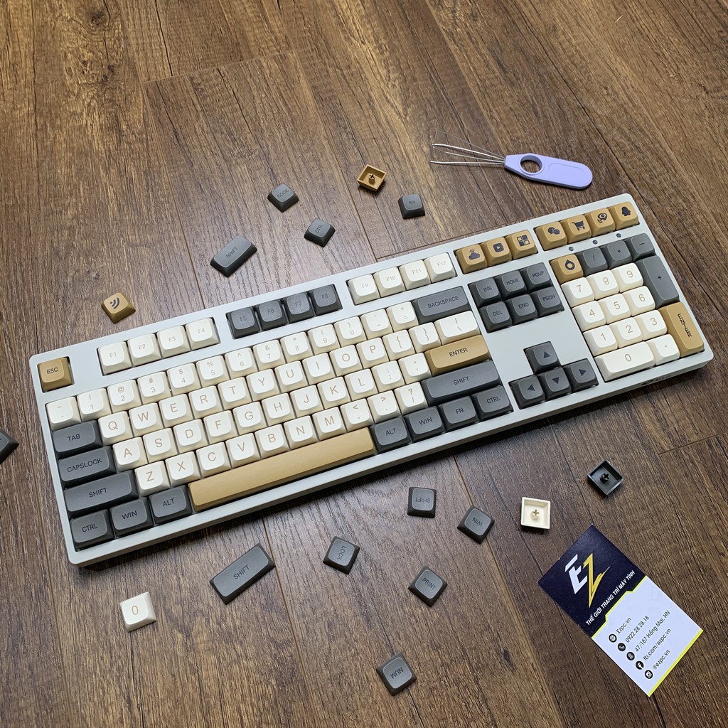 Keycap Shimmer PBT XDA Dyesub 125 Phím