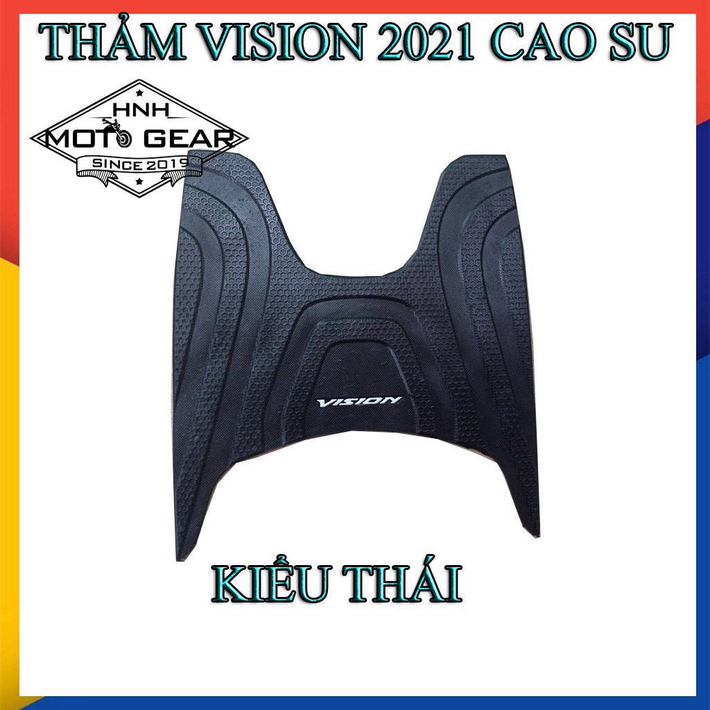 Thảm Vision 2021, Vision 2022, Lead 2022, AB 2022 Mới Cao Su Thái dày 9 Ly Thảm Để Chân (Thảm Lót Sàn) Lead, Vision, AB