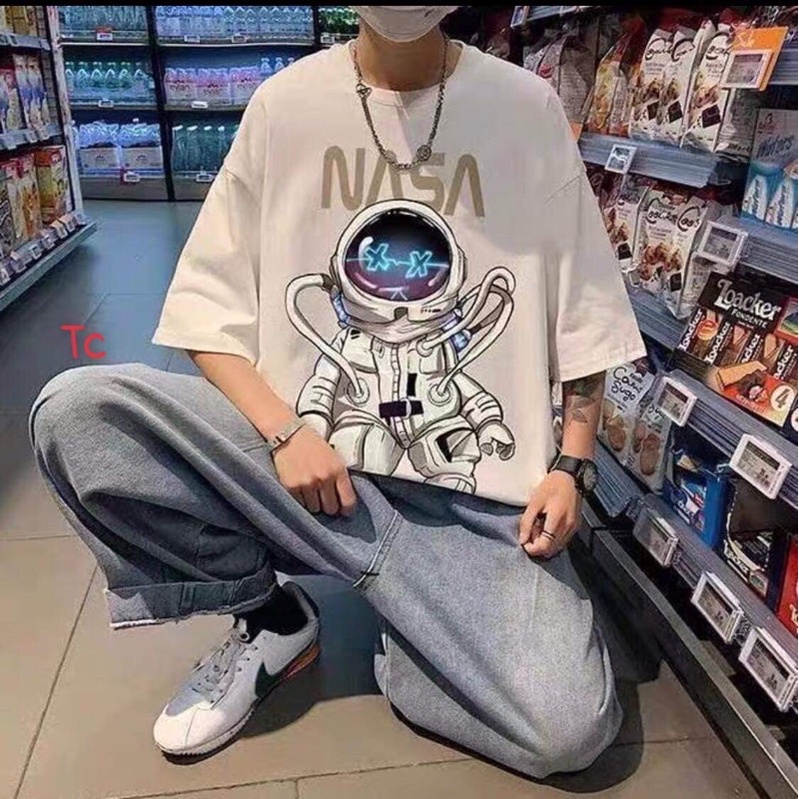 Áo thun tay lỡ NASA TC6