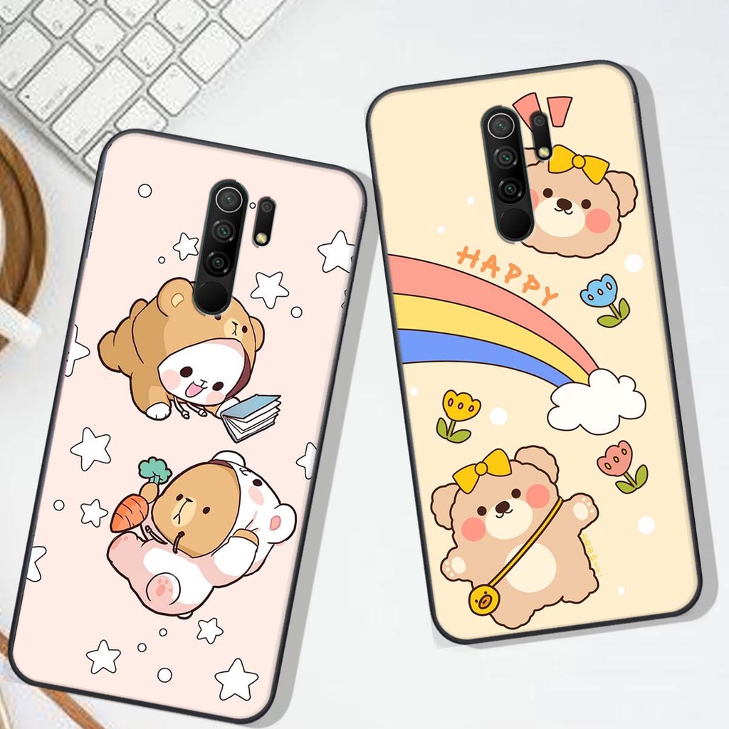 Ốp lưng Xiaomi REDMI 9 in hình Gấu xinh xắn, Bò sữa đáng yêu,  ĐẸP -  RẺ - XINH - ĐỘC ĐÁO