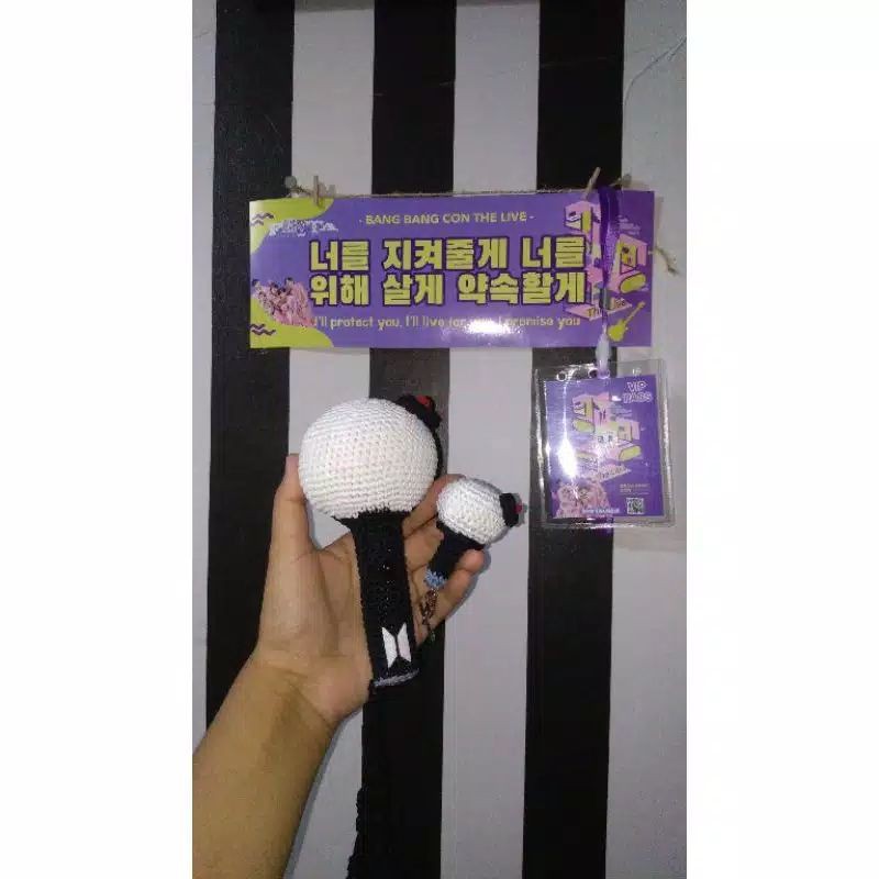 Bom Dệt Kim Kích Thước Lớn In Hình Bts Army Bomb