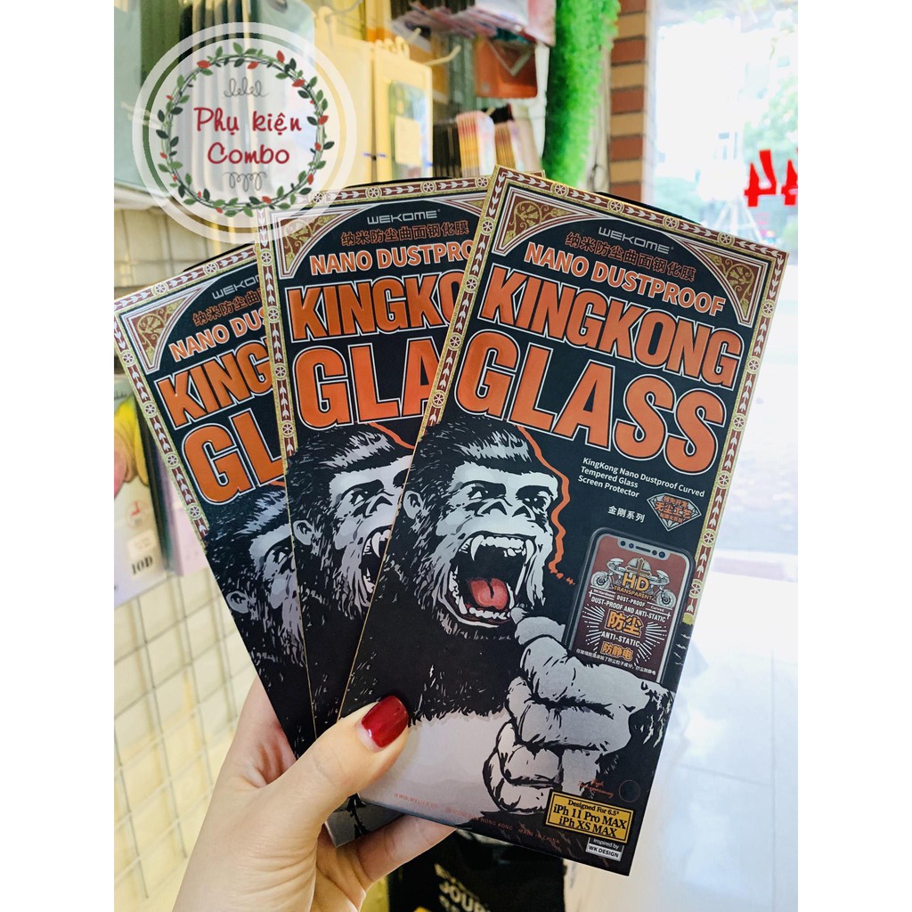 Kính cường lực KINGKONG 3D dành cho Iphone 7Plus đến 11 Promax