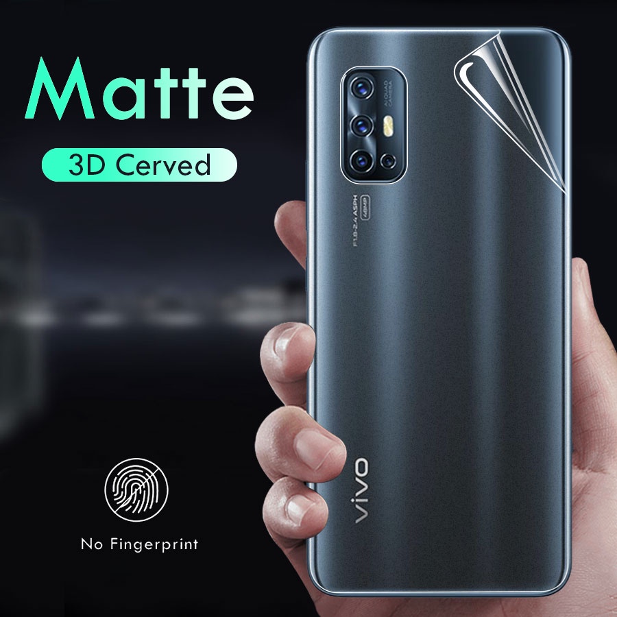 Miếng Dán PPF nhám AG chống vân tay mặt sau dành cho VIVO S1 Pro V21 Y21 Y21T Y21S Y21A Y33T Y33S Y20 Y20i Y20S Y12S Y12A