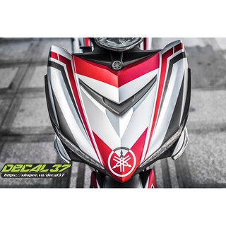Tem Trùm Exciter 150 Light trắng đỏ đen