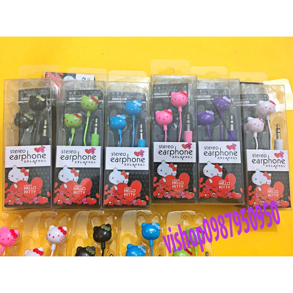 Tai nghe hình thú nhét tai giắc 3.5mm âm bass cho Samsung Android