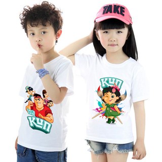 Áo Thun Bé Trai Bé Gái In Hình Gia Đình Kun Nông Dân Siêu Phàm Đủ Size