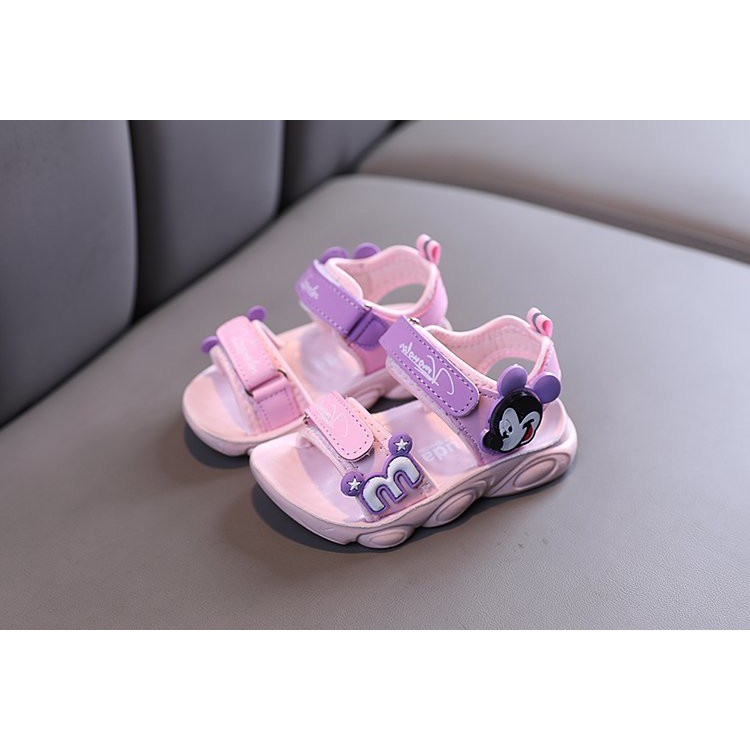 [Cực Chất- Uy Tín] Dép Sandal Bé Gái Size 21-32 Hình Chuột Mickey Siêu Nhẹ Siêu Bền Chất Quảng Châu