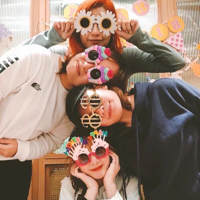 Kính mắt Happy Birthday dễ thương đạo cụ chụp hình hot nhất hiện nay, trang trí sinh nhật, party