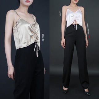 Áo Beo 2 Dây Satin Cột Nơ F21