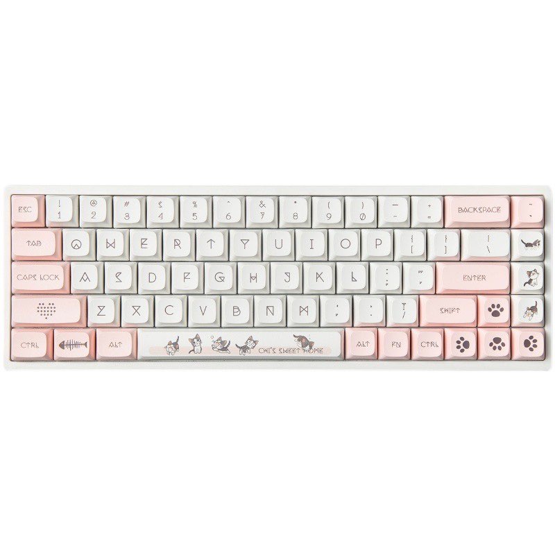 Keycap mèo chii / meo meo / xda/ 137 phím