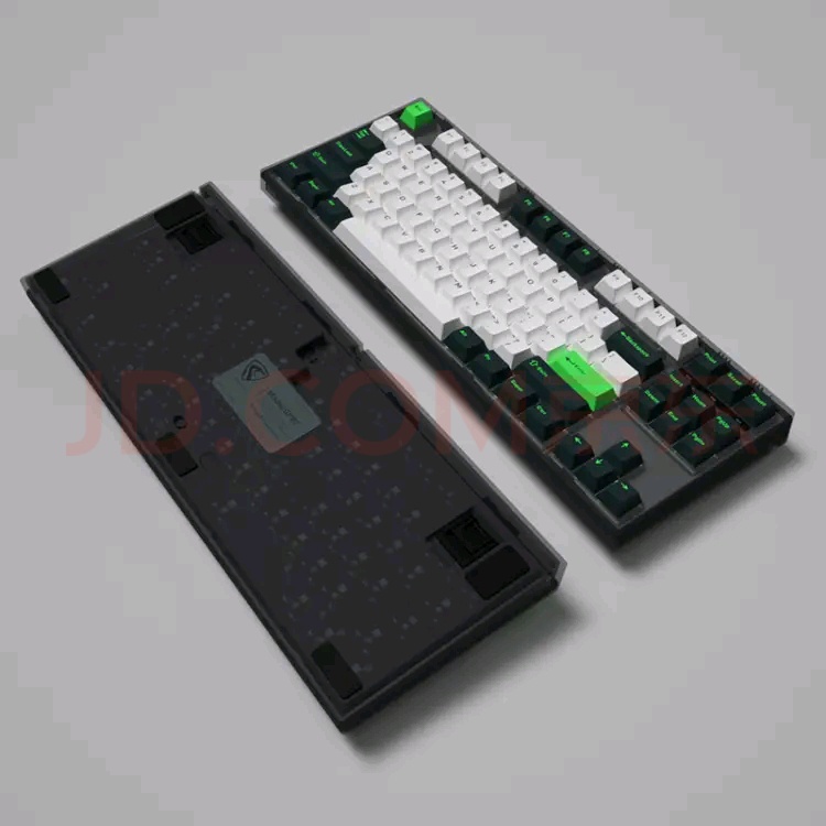 Bàn Phím Cơ FL-Esports GP87 CP White & Green - Gasket Mount