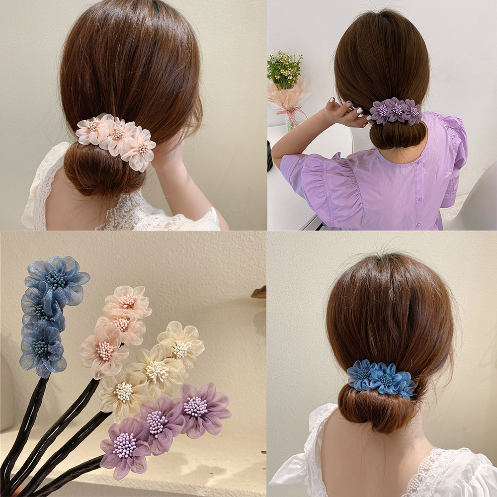 Kẹp Tóc Hình Hoa Thời Trang Cho Nữ