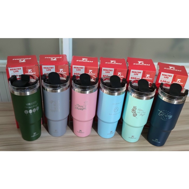Ly Giữ Nhiệt 2 Lớp Nắp Có Ống Hút nhựa