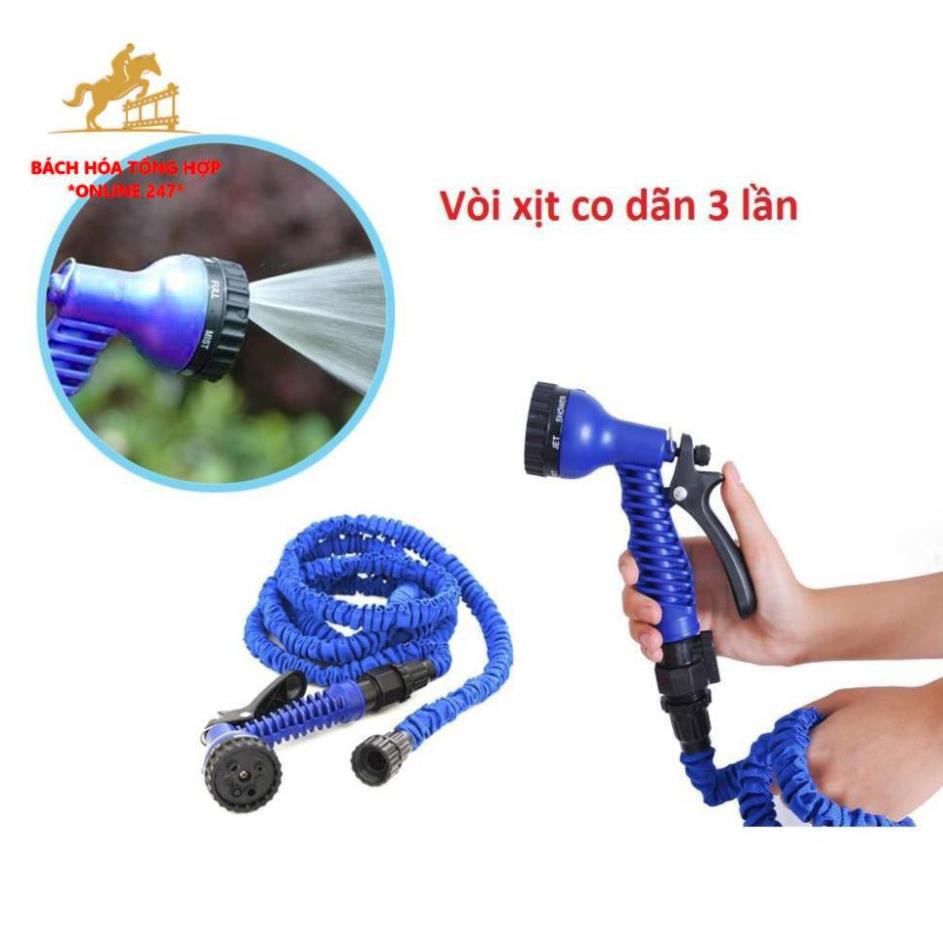 🔏Hàng Loại 1🔏 Vòi Rửa Xe, Tưới Cây, Vòi Xịt Rửa Thông Minh Giãn Nở Magic Hose Giãn Nở 15/30M