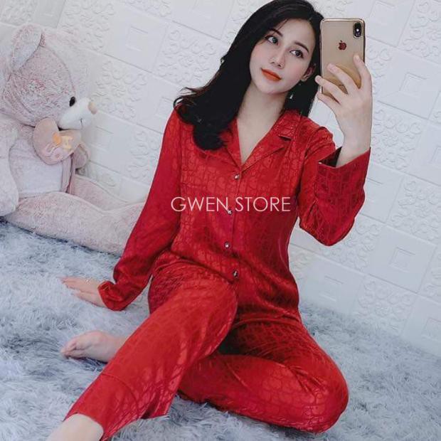 ĐỒ BỘ PIJAMA LỤA GẤM CAO CẤP NỮ | BigBuy360 - bigbuy360.vn